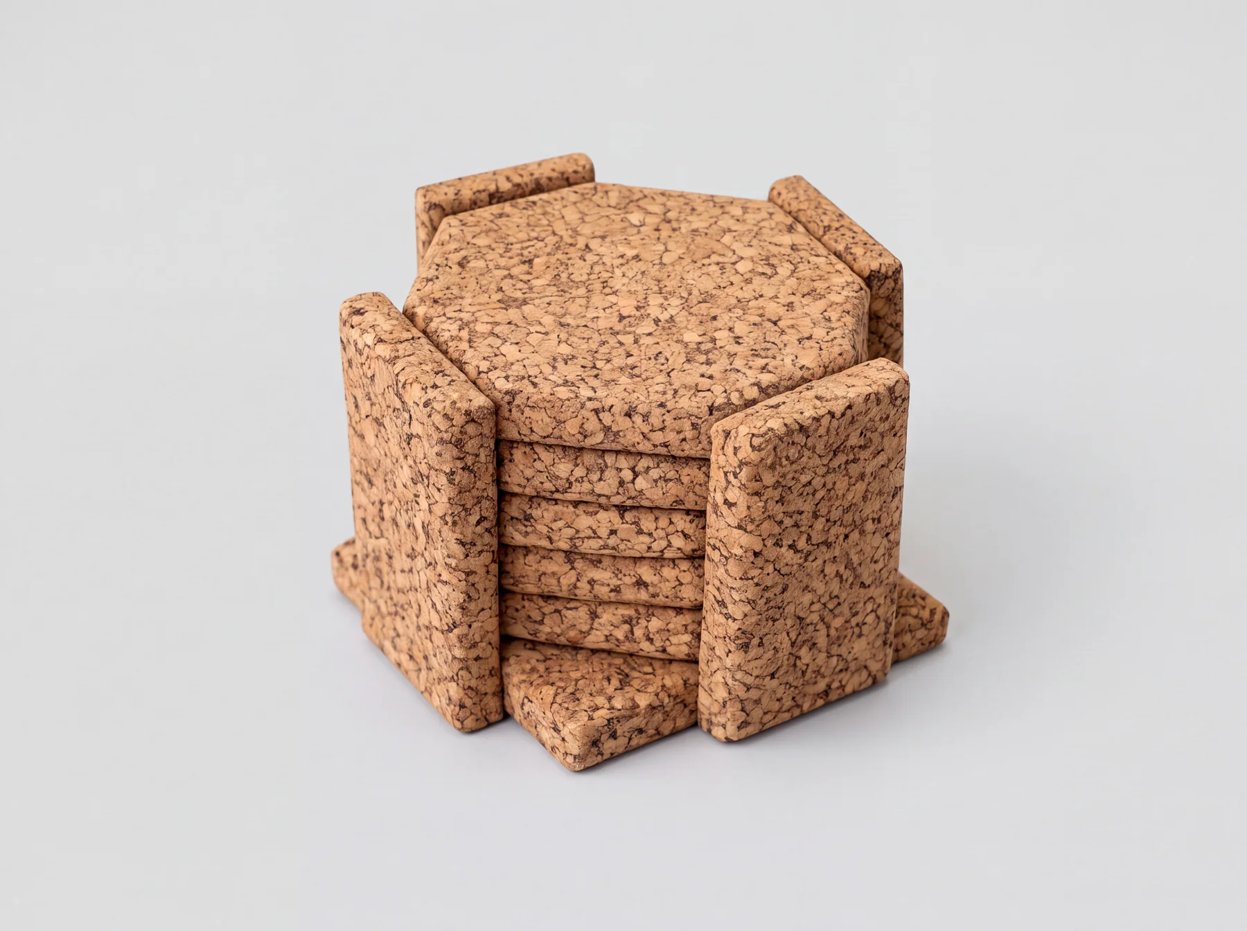 Untersetzer-Set aus Hardcork